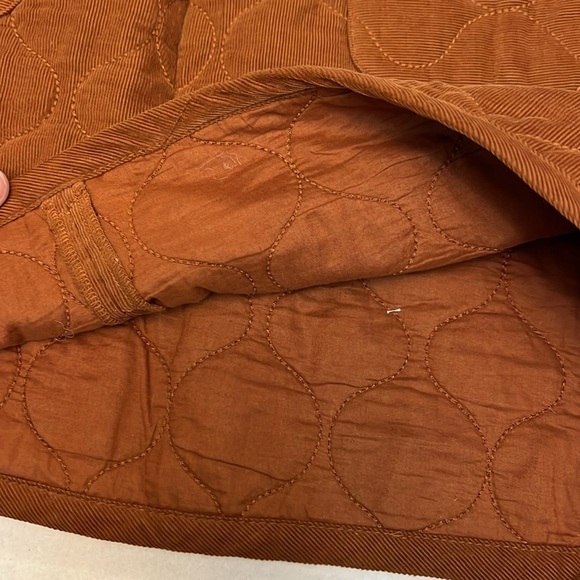 MADEWELL BROWN QUILTED COTTON  MINI SKIRT 10 - Picture 7 of 16